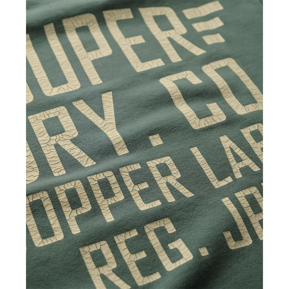 Толстовка Superdry Copper Label Graphic, зеленый — фото 3