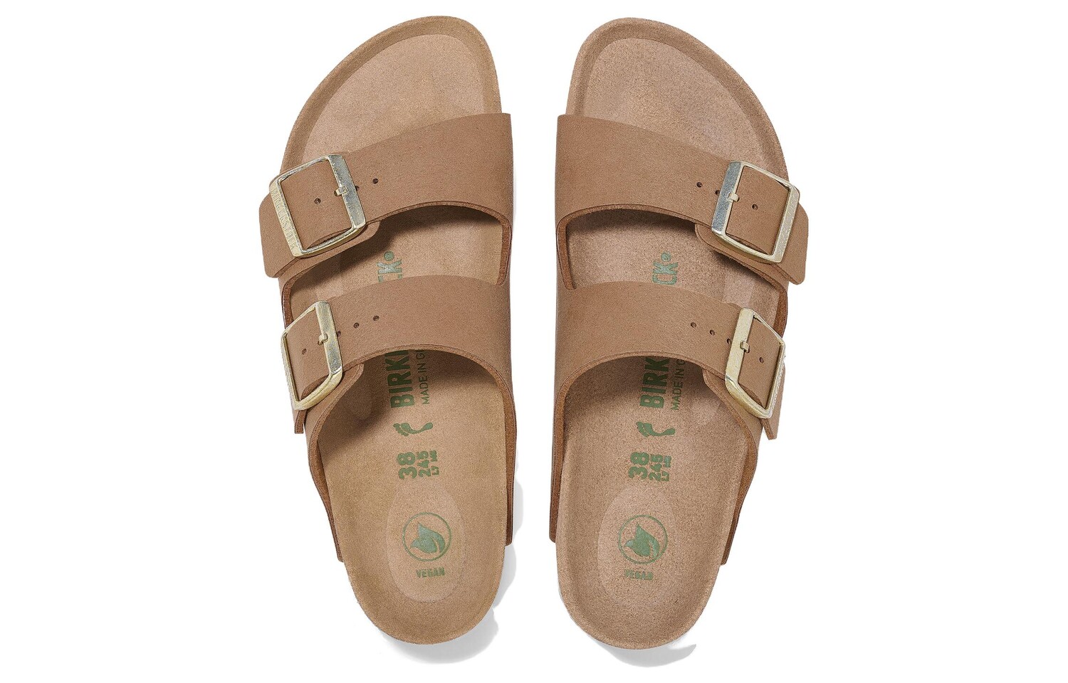 Шлепанцы женские светло-коричневые Birkenstock — фото 4