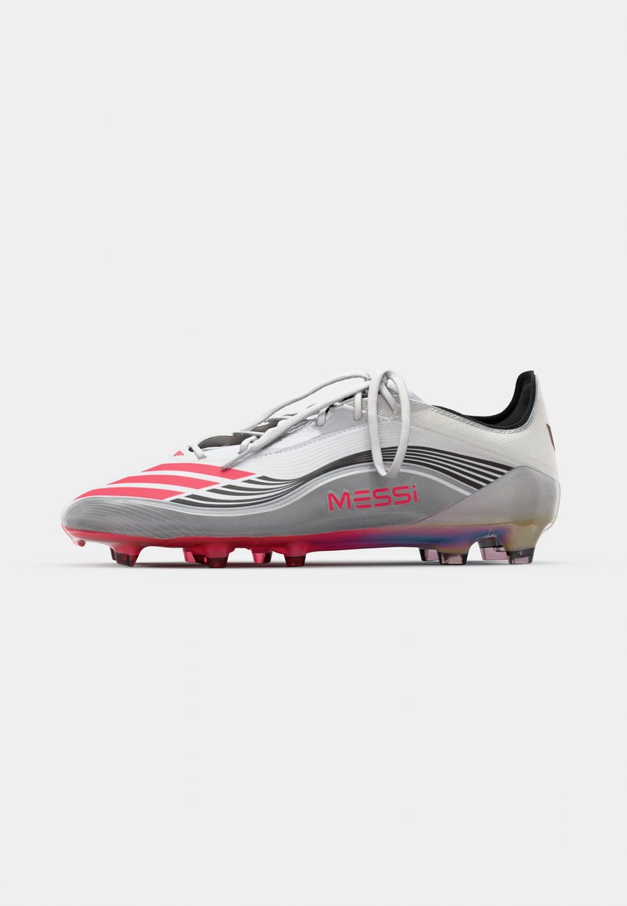 Кроссовки Adidas Performance F50 MESSI ELITE FIRM GROUND FOOTBALL BOOTS, Ftwr White/Lucid Red/Silver Met/White — фото 2