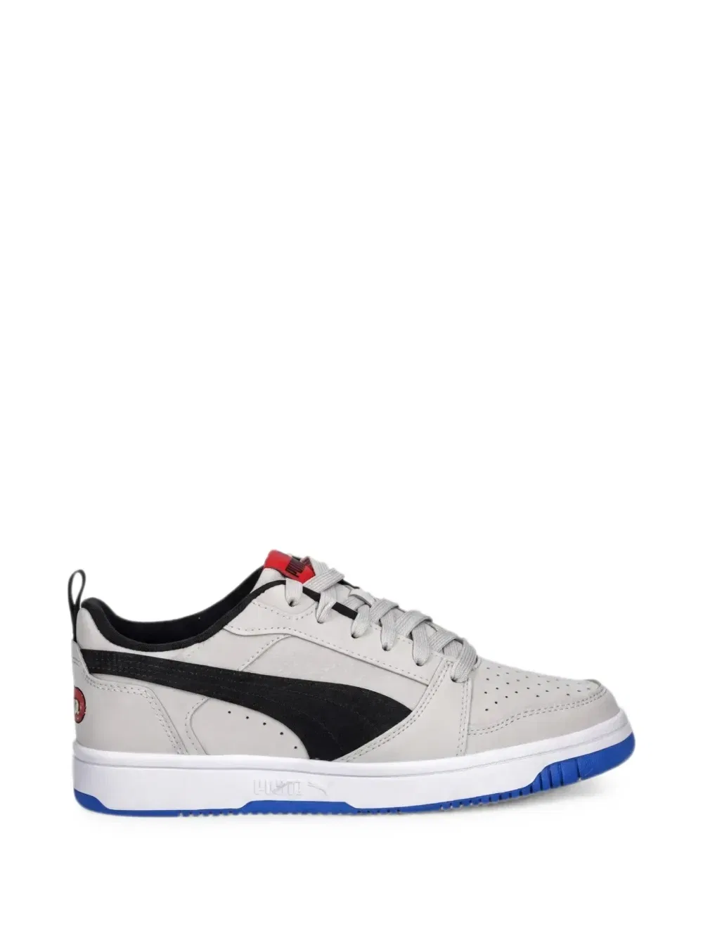 Кроссовки Rebound V6 Lo со вставками из замши Puma Kids, серый — фото 2