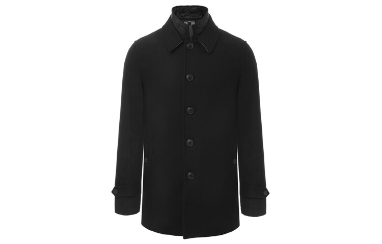 

Пальто мужское черный Burberry