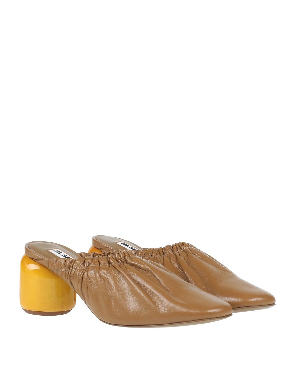 Мюли Jil Sander, хаки — фото 2
