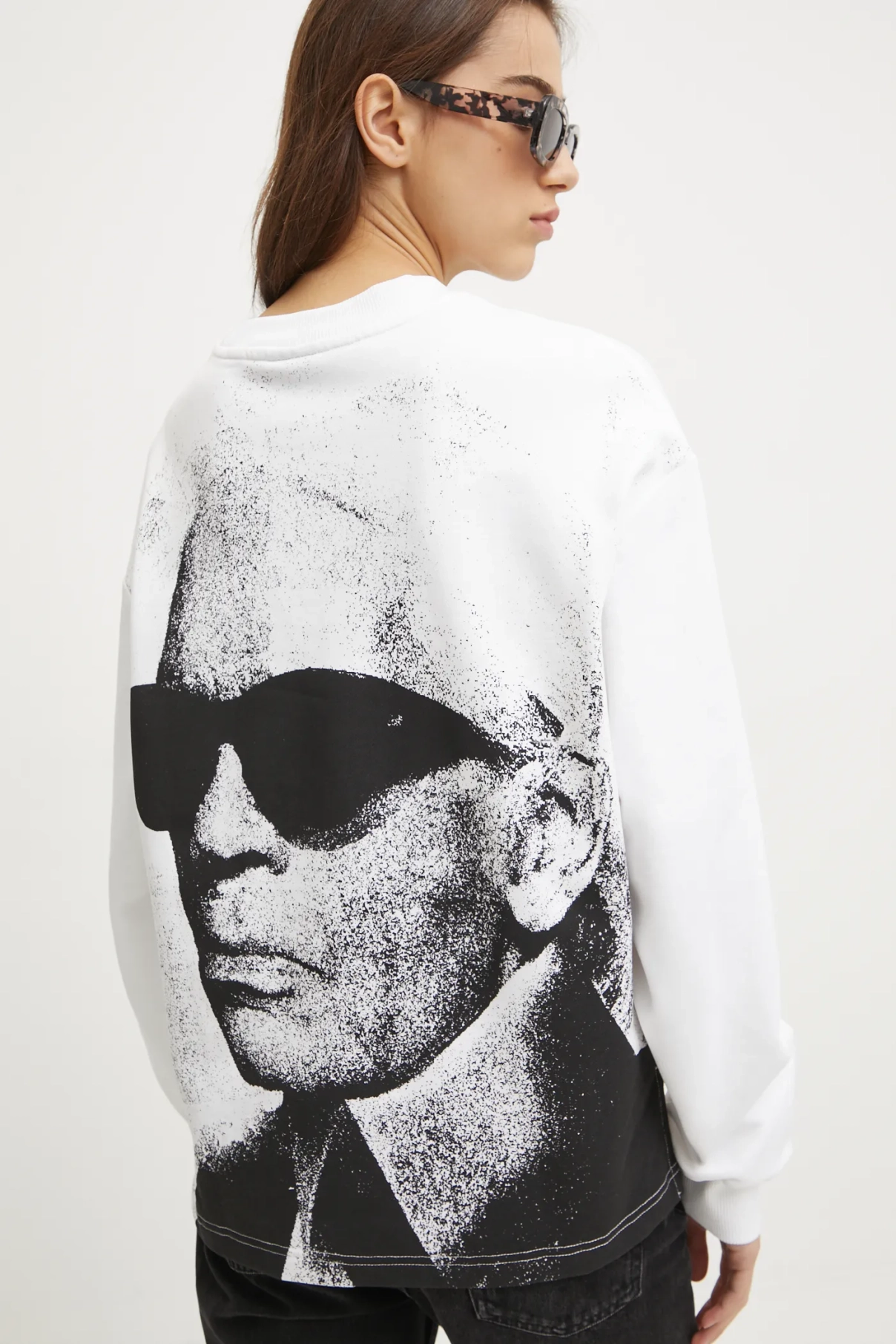 

Хлопковая толстовка Karl Lagerfeld Jeans, белый