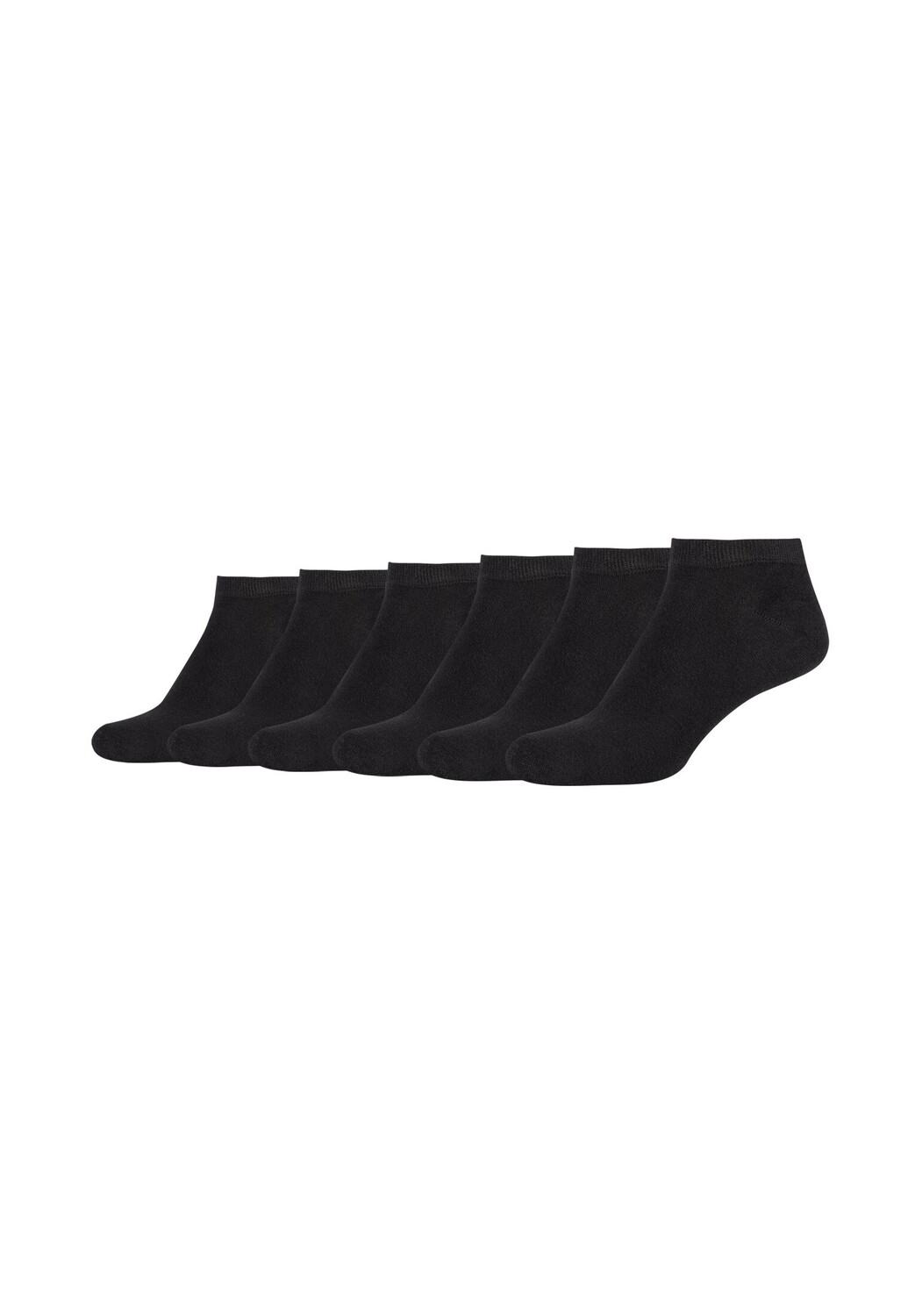 

Носки camano Sneaker 6 шт silky touch, черный