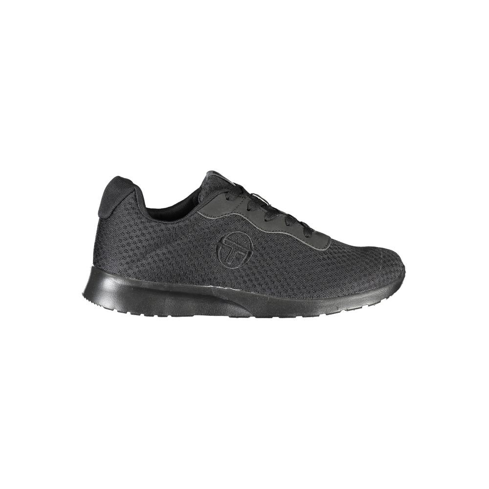 

Элегантные черные кроссовки с вышитой деталью Sergio Tacchini