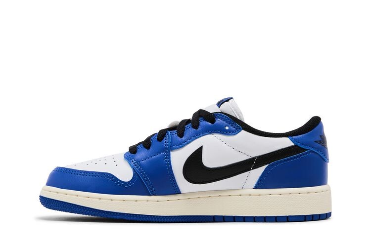 Кроссовки Air Jordan 1 Retro Low OG GS Game Royal, синий — фото 3