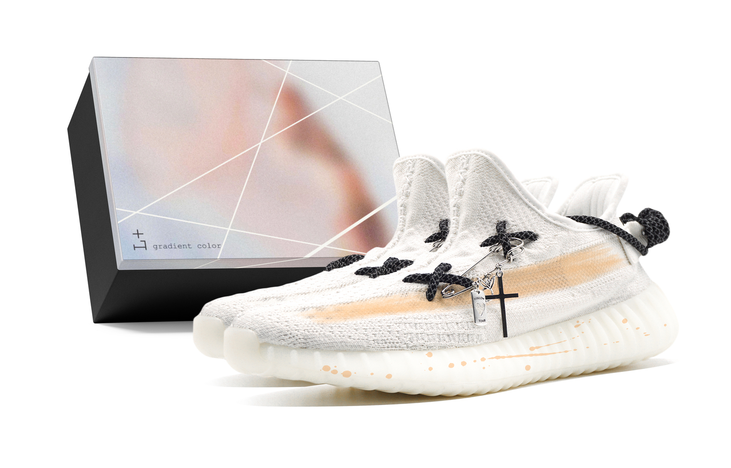 

Adidas Originals Yeezy Boost 350 V2 устойчивые к истиранию низкие кеды унисекс белые, цвет White (Box)