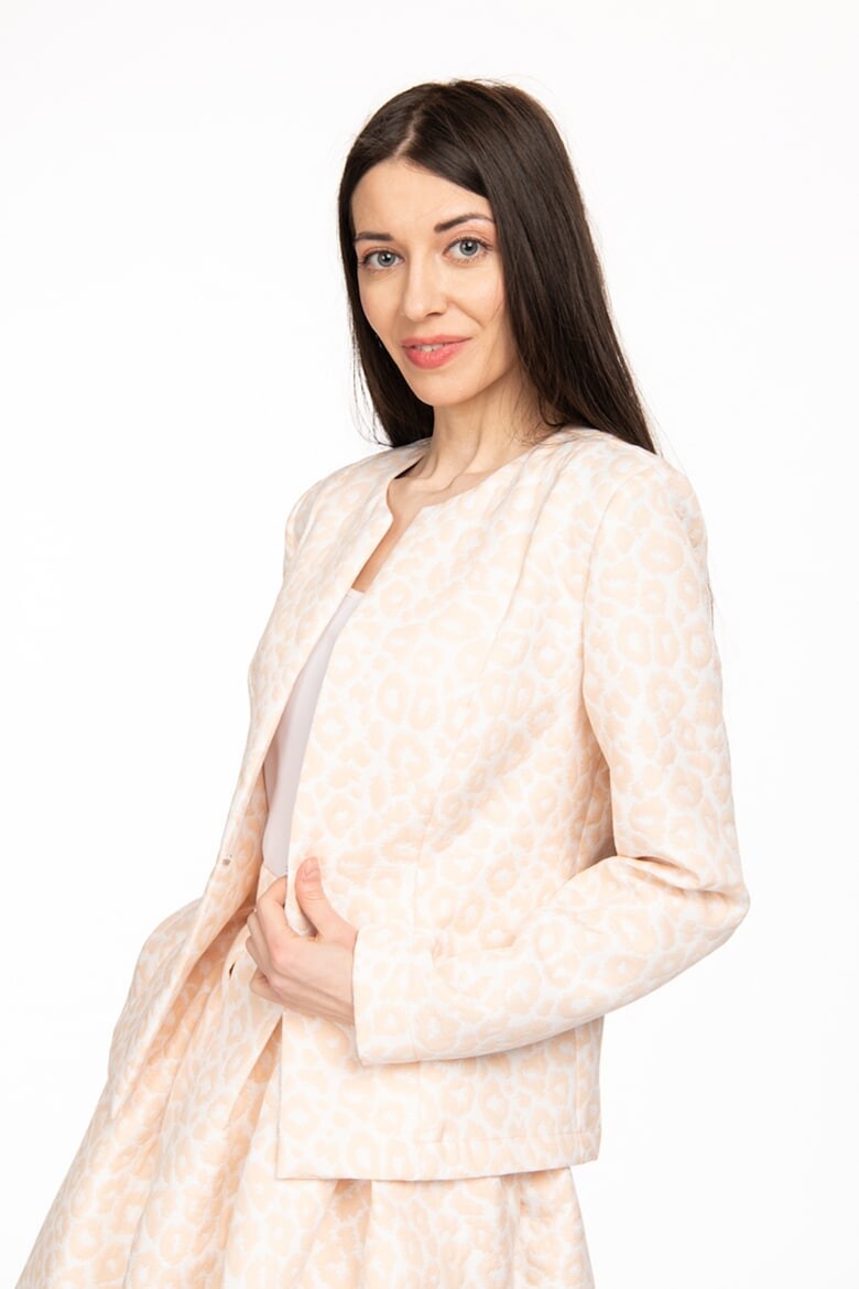 

Джинсовая куртка с овальным вырезом Couture De Marie, белый