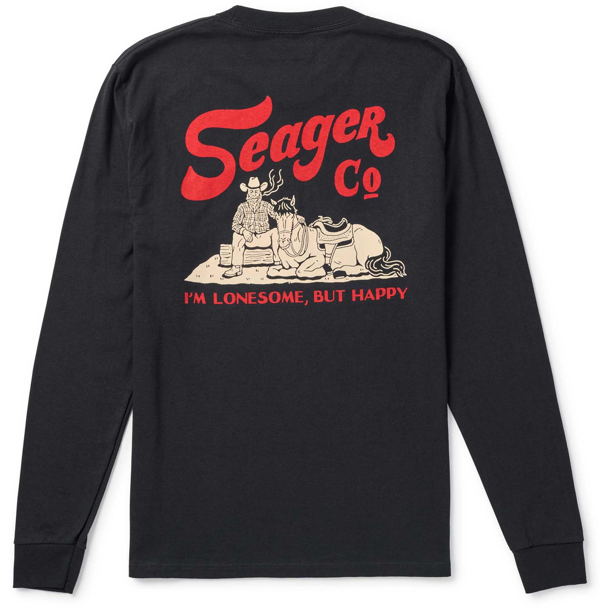 

Мужская футболка с длинным рукавом "Lonesome" Seager, Black, Черный, Мужская футболка с длинным рукавом "Lonesome" Seager, Black