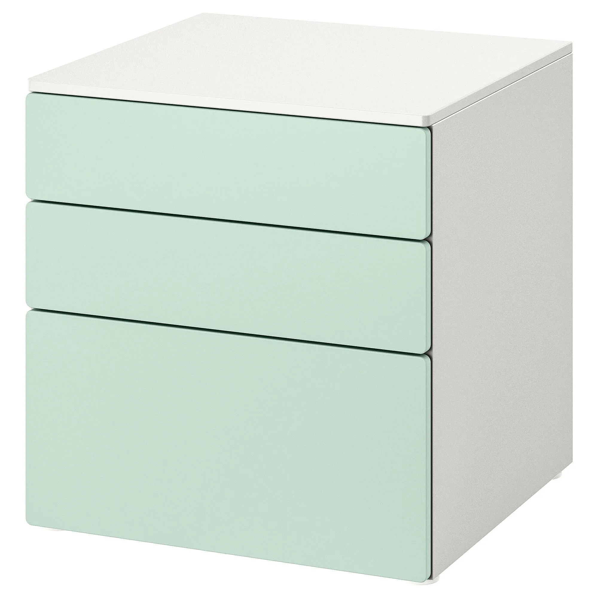 

Дубль Детский комод, белый/салатовый, 60х57х63 см, PLATSA/SMÅSTAD IKEA