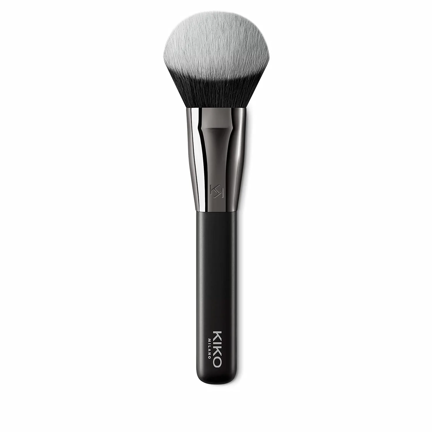 Кисть для растушевки пудры KIKO Milano Face 07 | Широкая, сужающаяся к концу кисть для нанесения пудры на лицо, Black