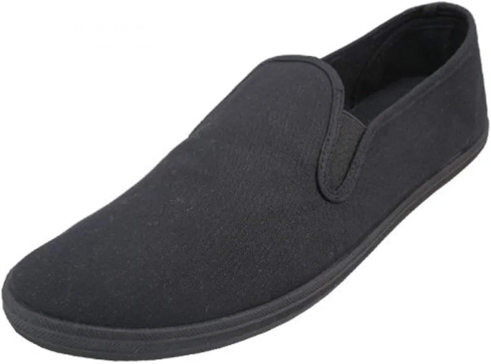 Лоферы, кожаные, Classic Low Top Slip On, черный LF Wear