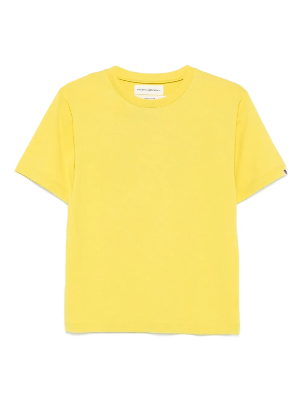 

Футболка с круглым вырезом extreme cashmere, желтый