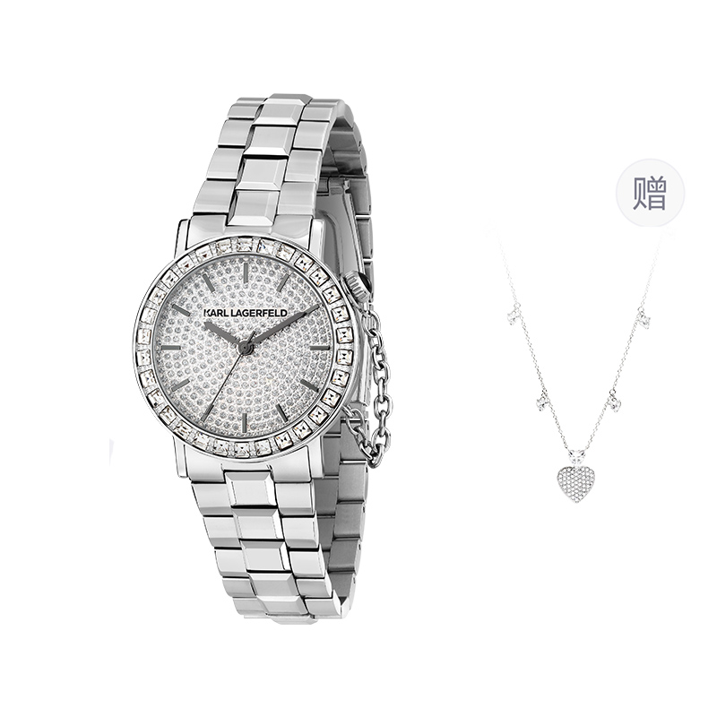 

KARL LAGERFELD / Karl Lagerfeld Jeans Часы KARL LAGERFELD CRYSTALS Collection Wrist Watch Quartz Movement White Dial Women's Watch