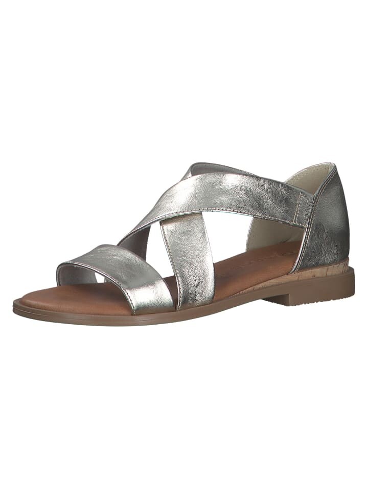 

Сандалии на плоской подошве Tamaris Sandale, цвет light gold