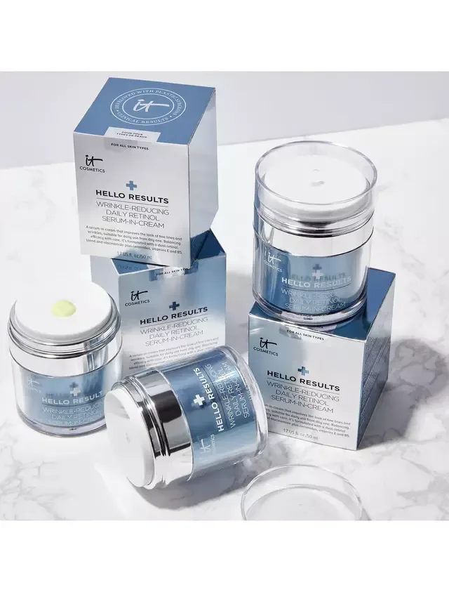 Сыворотка-крем Hello Results для ежедневного уменьшения морщин с ретинолом, 50 мл IT Cosmetics — фото 4