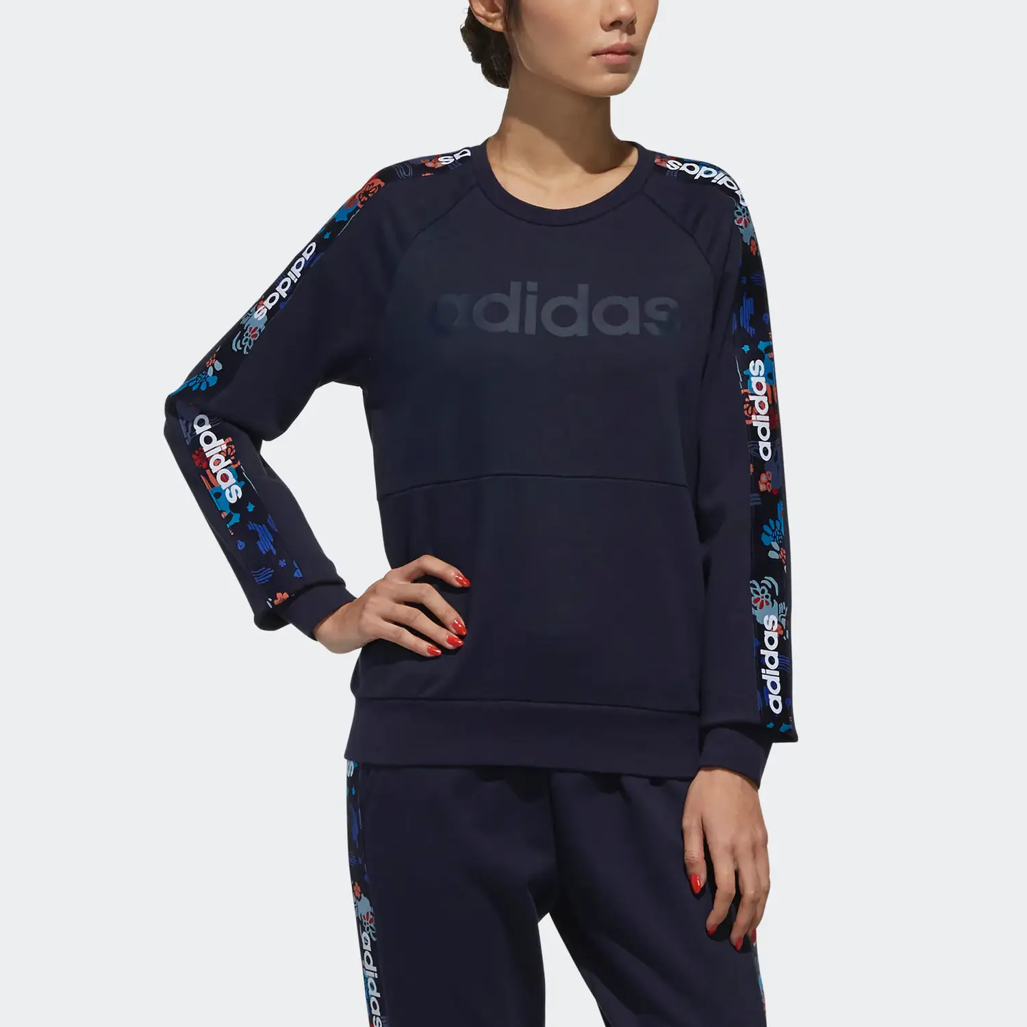 Толстовка W ARTIST SWEAT женская Legend Ink Adidas Neo, Legend Ink — фото 3