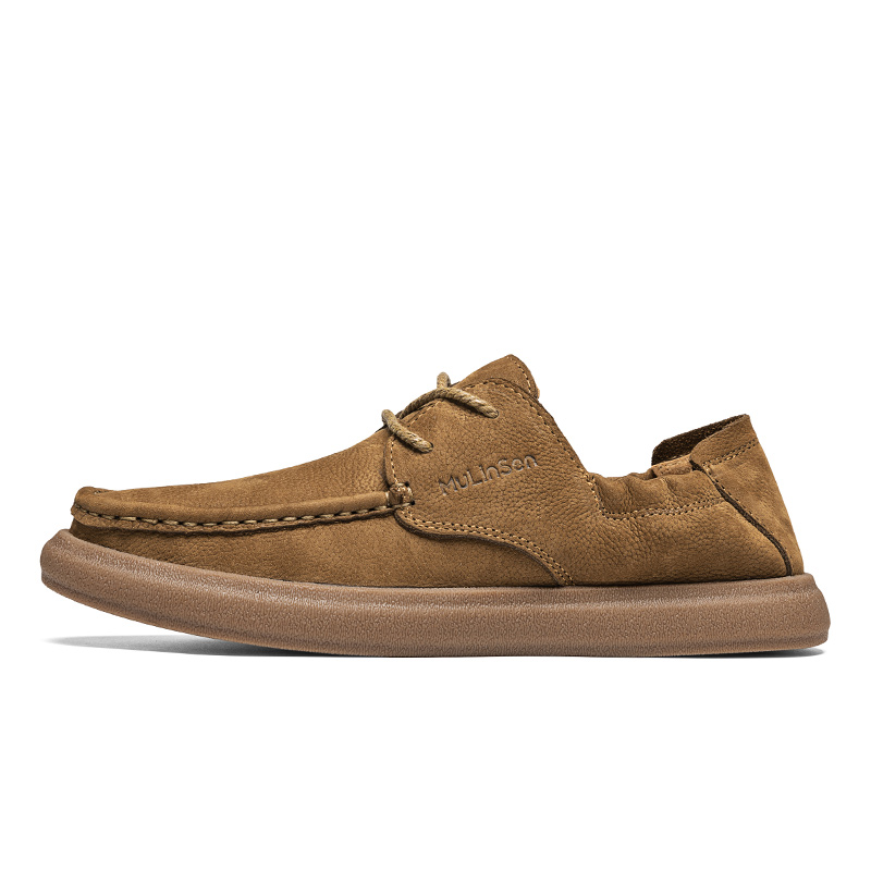 

Мужская повседневная обувь с низким верхом Mulinsen, Brown[Leather Shoe Size: Size 40 In This Model = Sports Shoe Size 41]