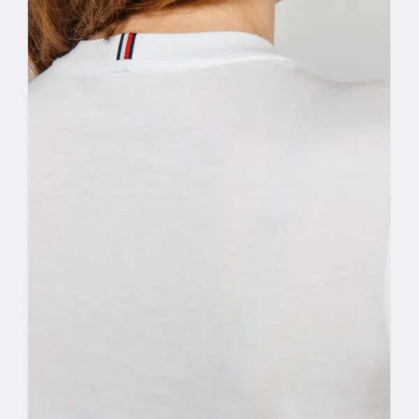 Футболка классического кроя обычного кроя Tommy Hilfiger, белый — фото 4
