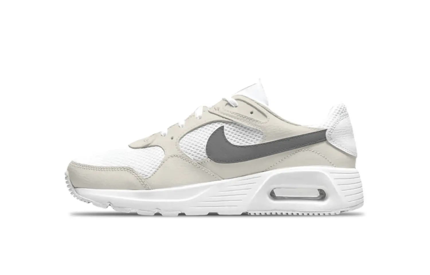 

Кроссовки Air Max SC женские с низким верхом серые/белые Nike