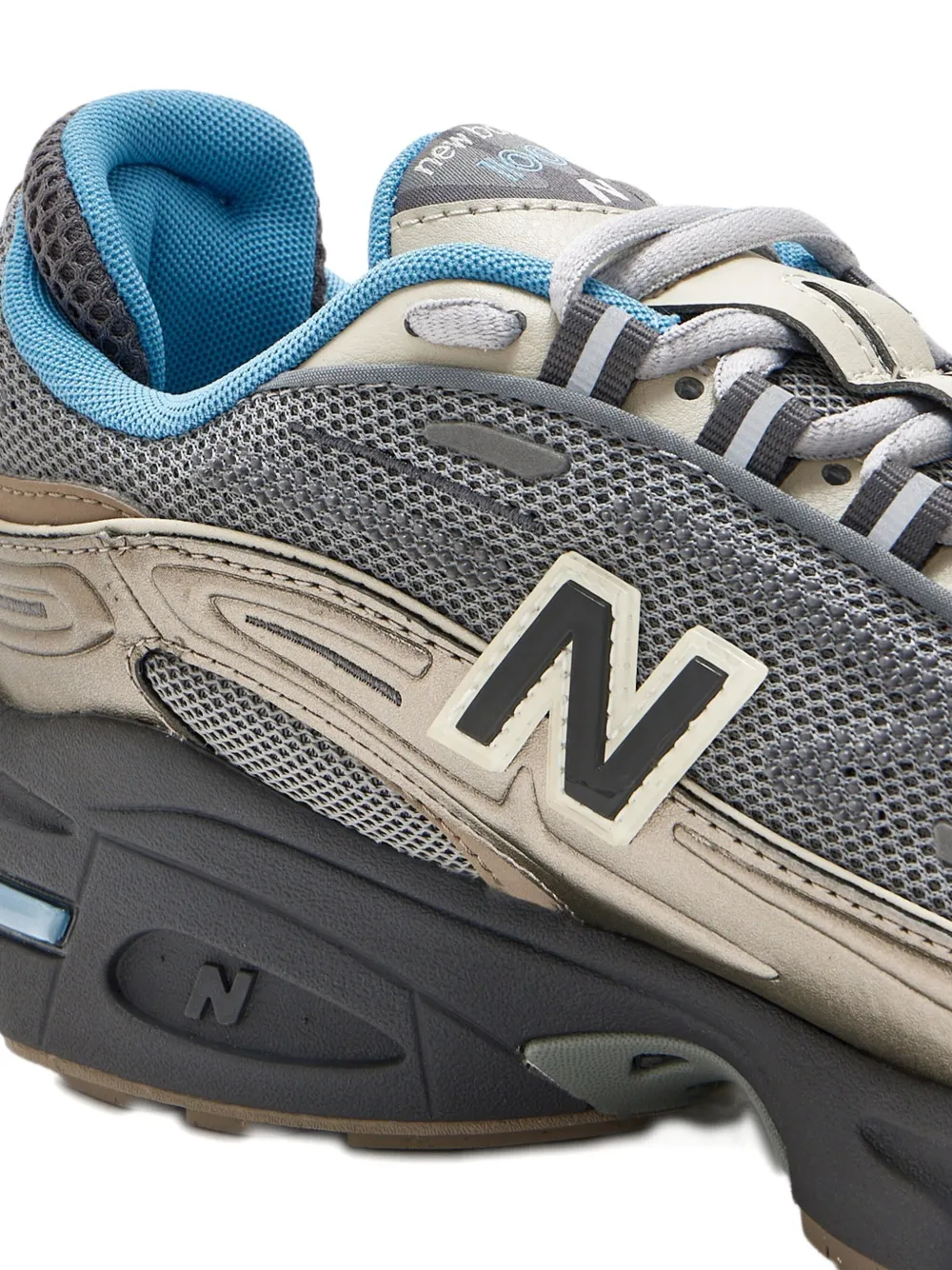 Кроссовки New Balance 1000 с металлической сеткой, синие — фото 3