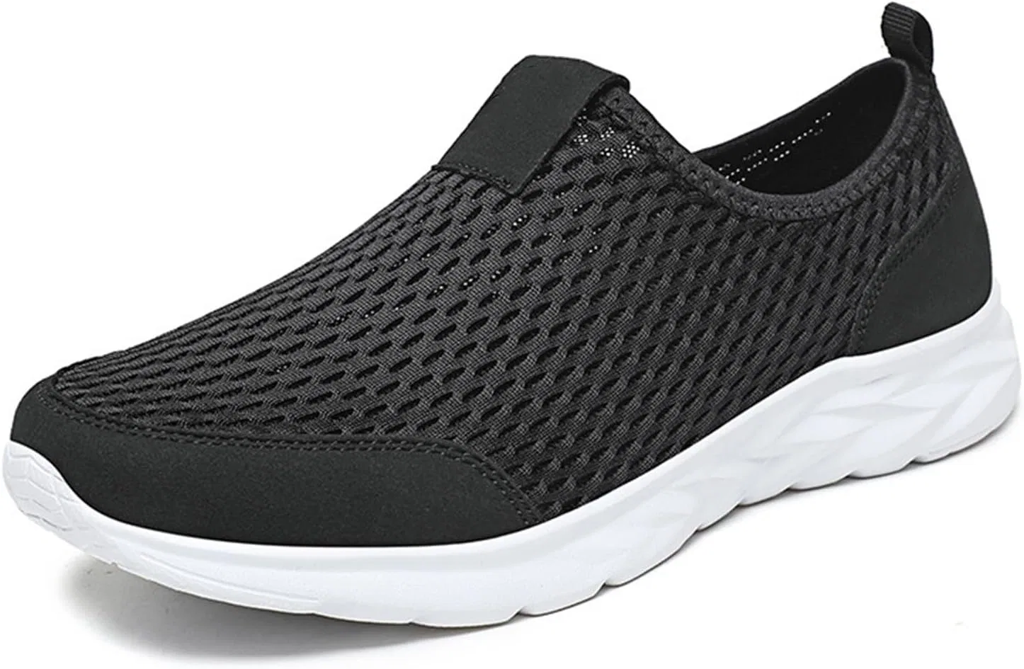 Кеды мужские дышащие, Slip on, черный Thatrich