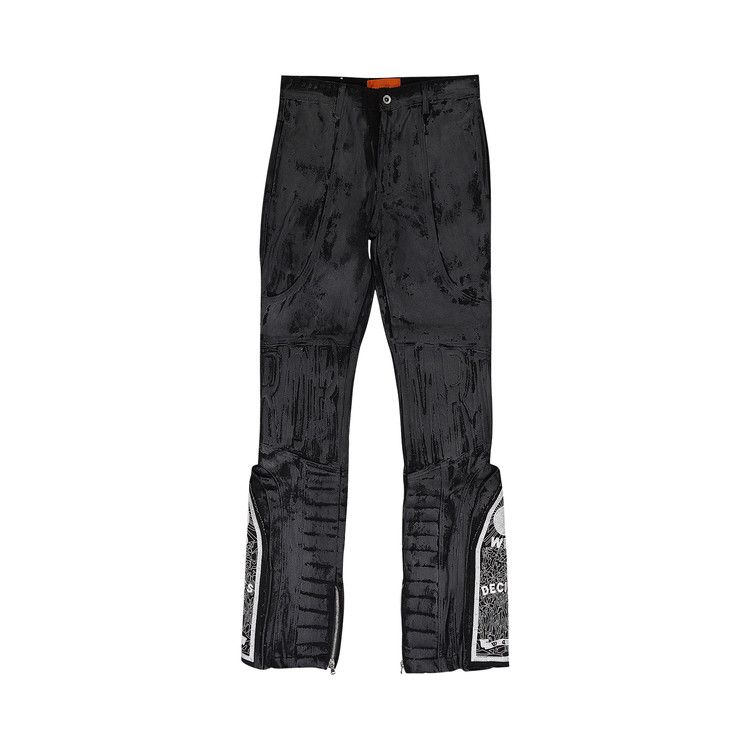

Брюки Who Decides War MRDR Moto Denim, Coal