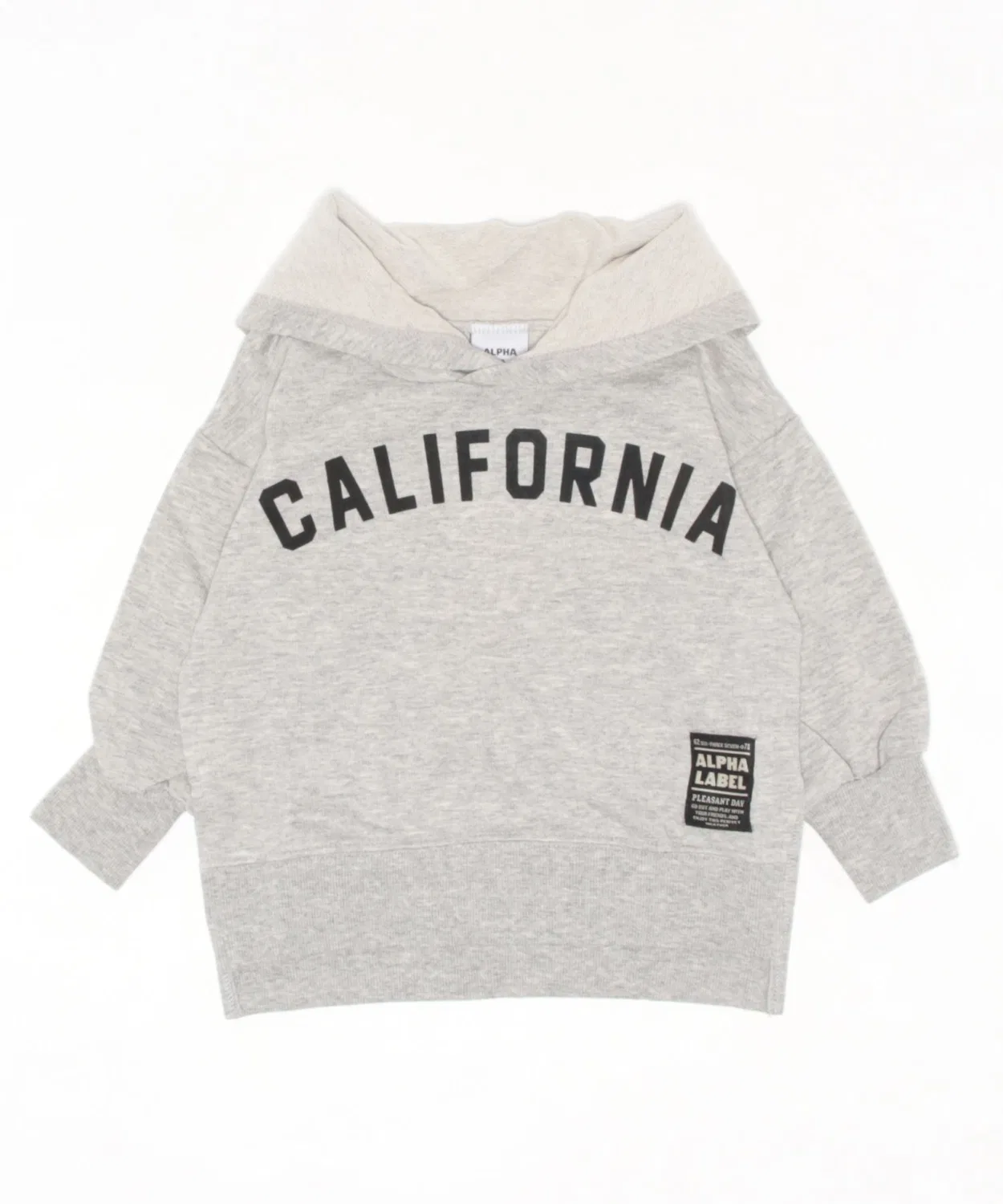 Свитшот-худи College Logo Sweat Parker, белый, детский