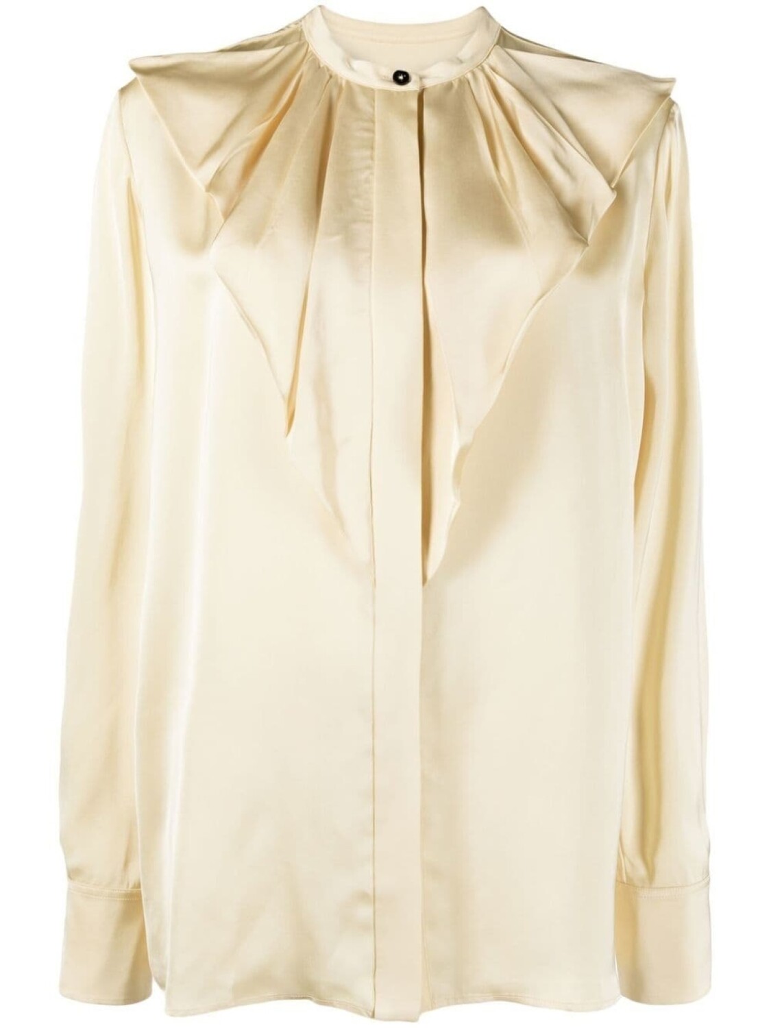 

Jil Sander блузка с оборками, нейтральный цвет