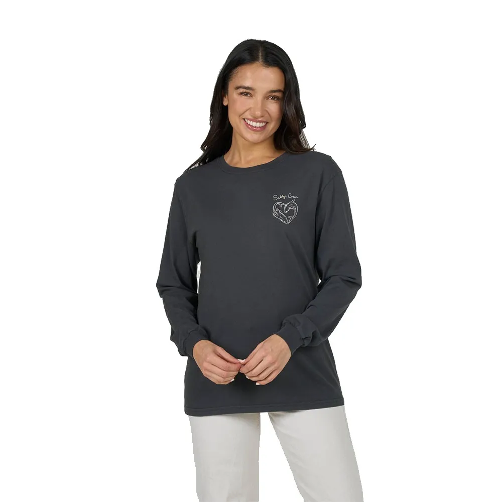 

Футболка с длинным рукавом Salty Crew Heart shark b.f, черный