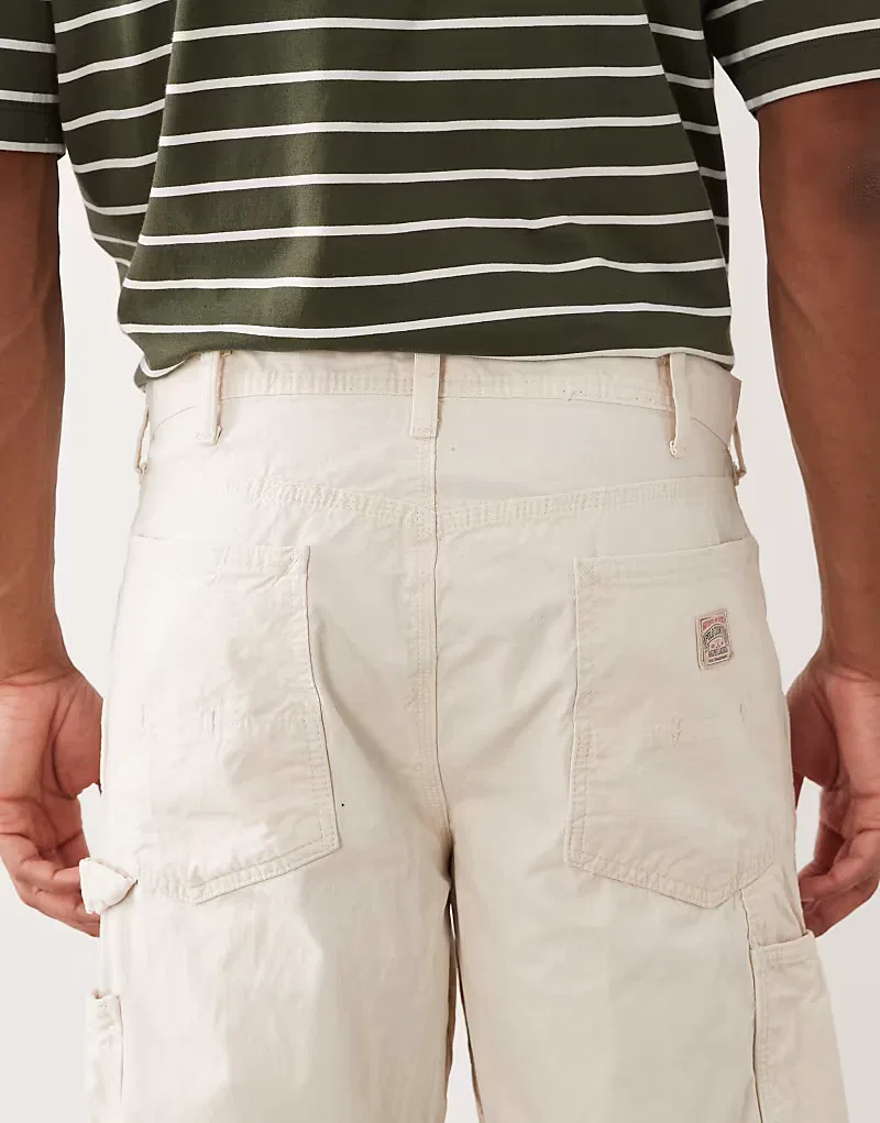 Широкие брюки Polo Ralph Lauren, кремовый — фото 4