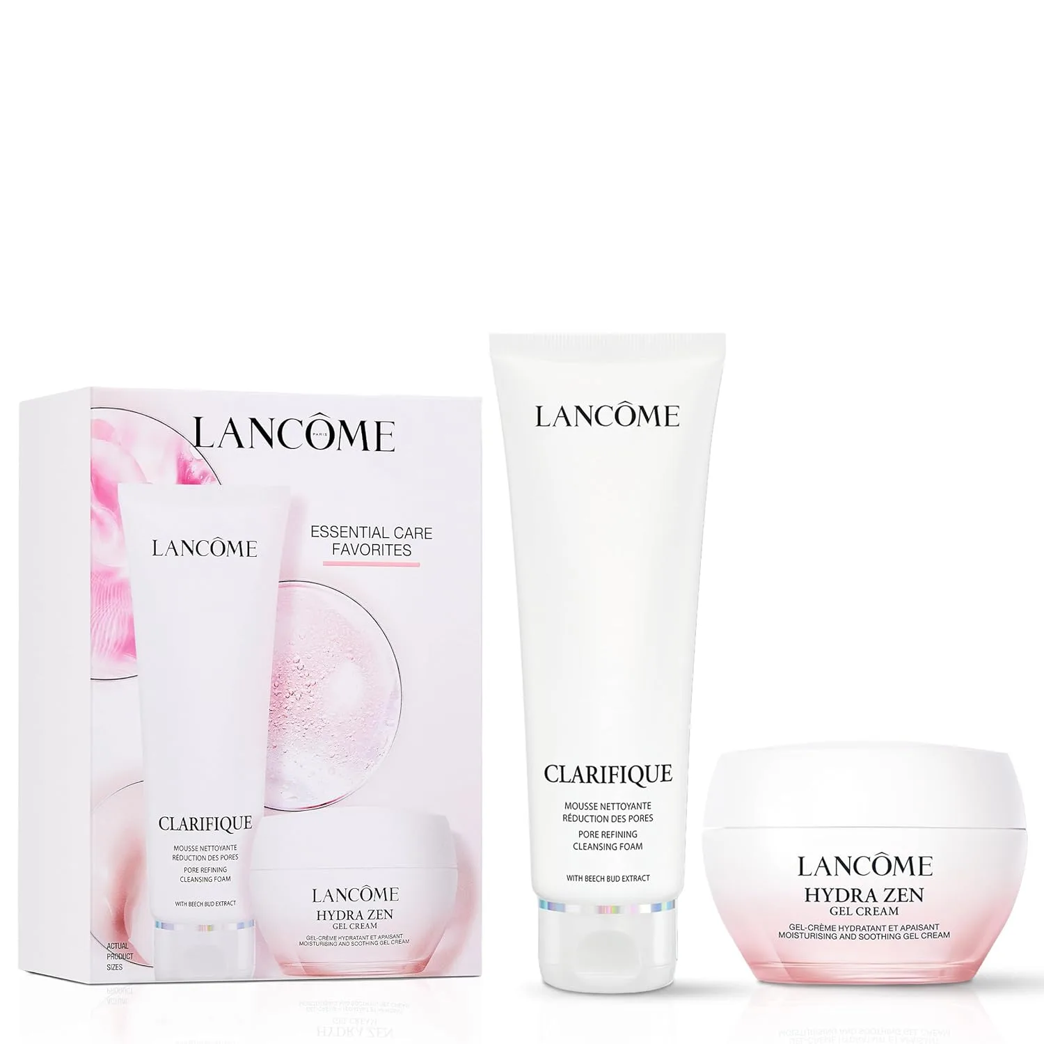 Lancôme Clarifique & Hydra Zen набор для ухода за кожей - лимитированная серия - очищающая пенка Clarifique Gentle Pore Refining 125 мл и увлажняющий гель-крем Hydra Zen 30 мл
