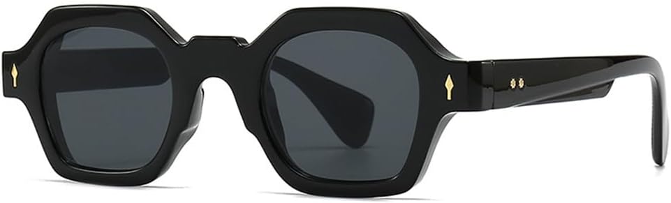 

Солнцезащитные очки UV400 - Маленькая оправа, панк-стиль, градиентная расцветка, для женщин и мужчин, для бега и занятий спортом на открытом воздухе UYPTK, Black Black Black