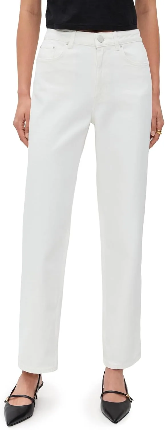 

ALIGNE джинсы с высокой посадкой и прямыми штанинами — синие