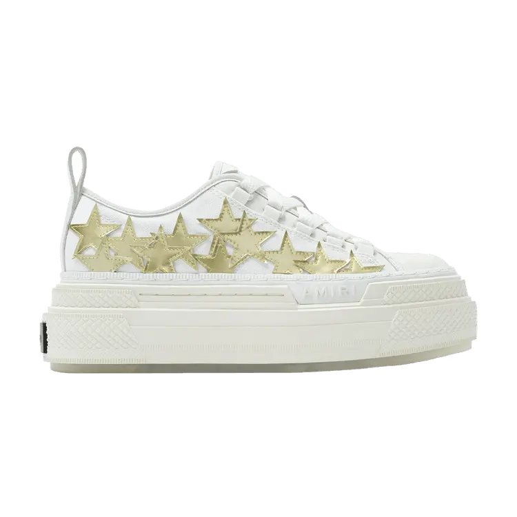 

Кроссовки Amiri Wmns Stars Platform Court Low White Gold, белый