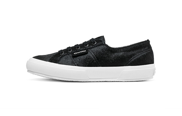 

Кеды женские низкие черные/белые Superga