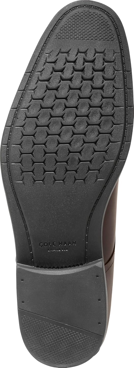 Мужские туфли Cole Haan Grand Harmon с простым носком, черный/шоколадный — фото 2
