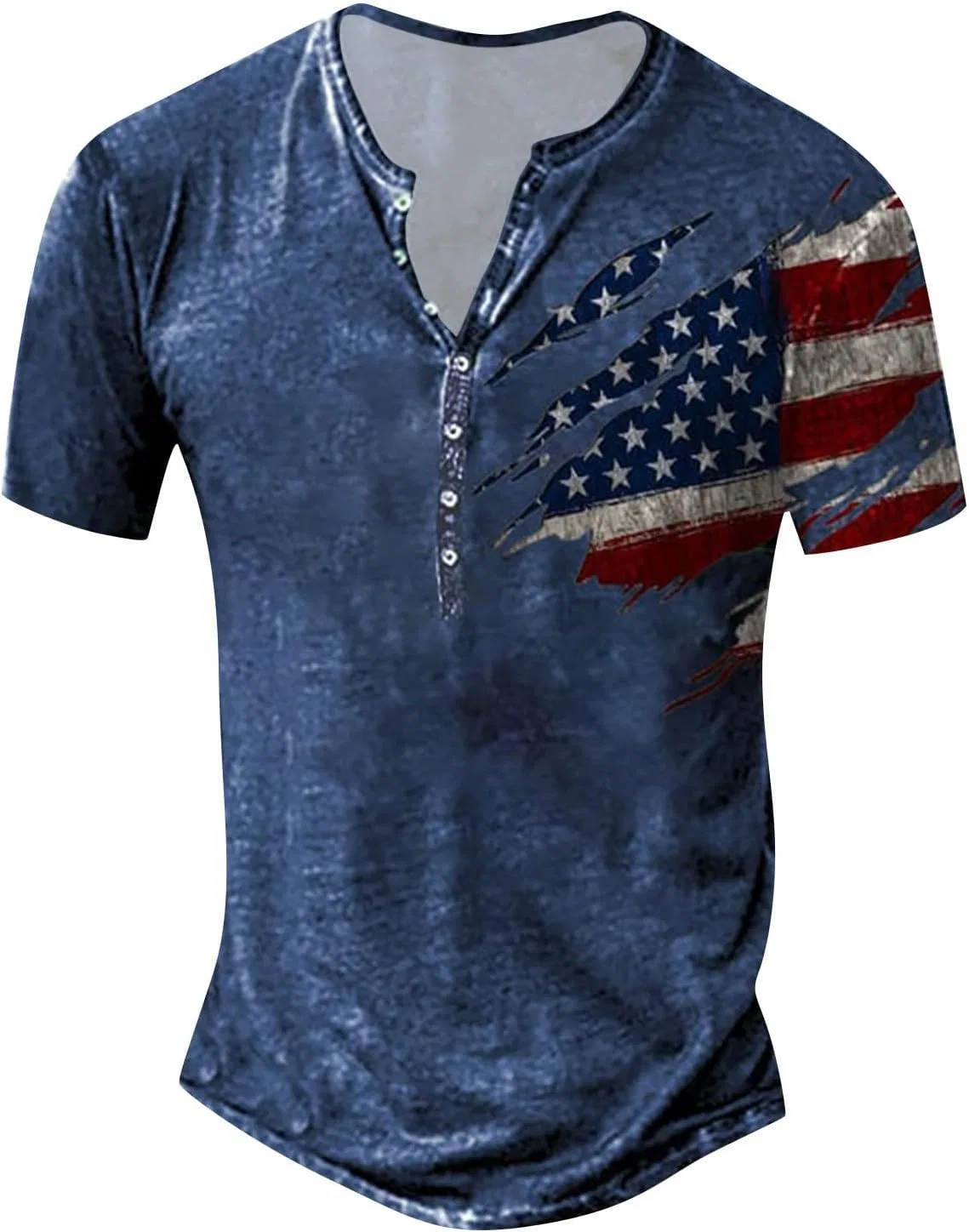 Футболка с флагом США, мужская, Active, 2-blue