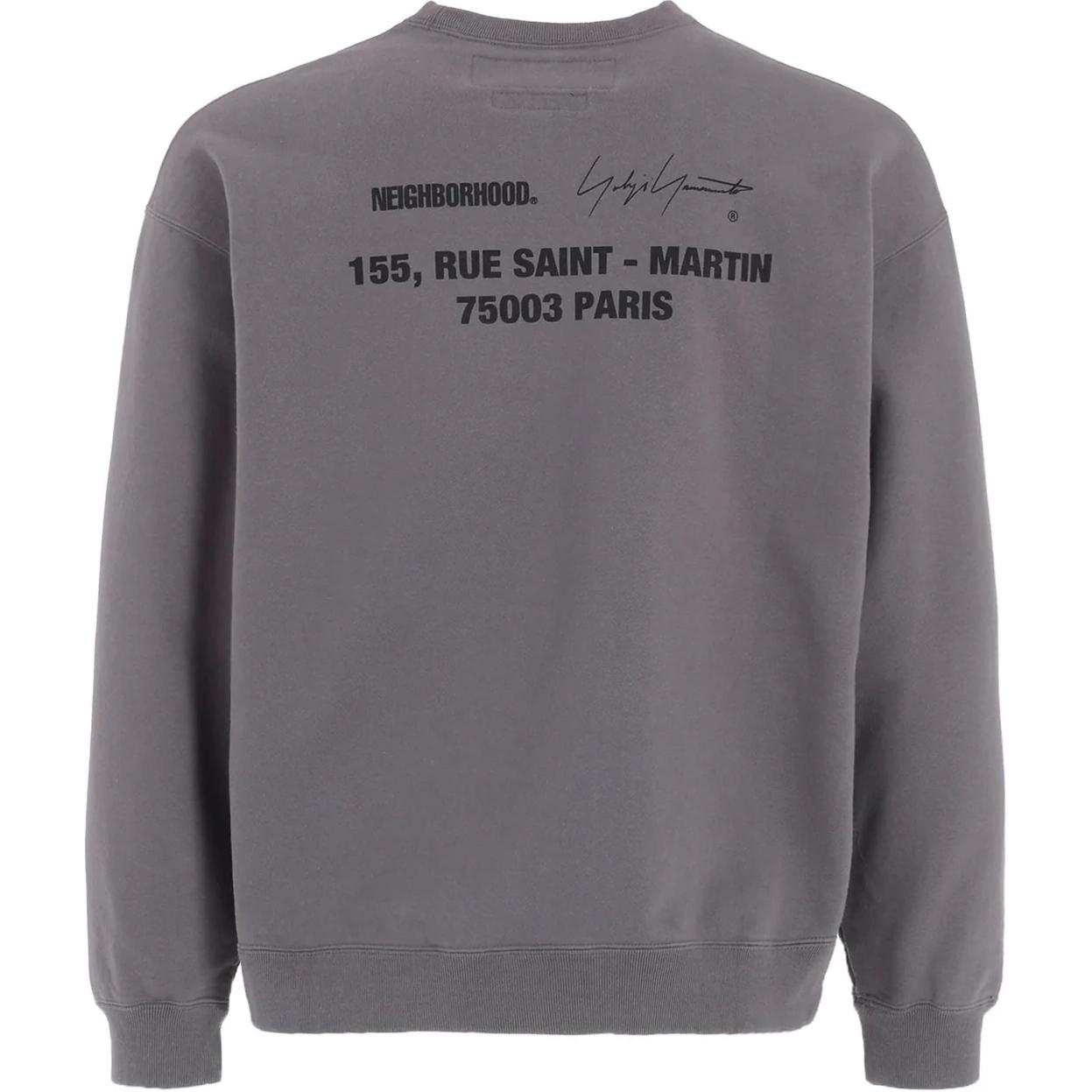 Толстовка X Neighborhood Yohji Yamamoto, серый — фото 3