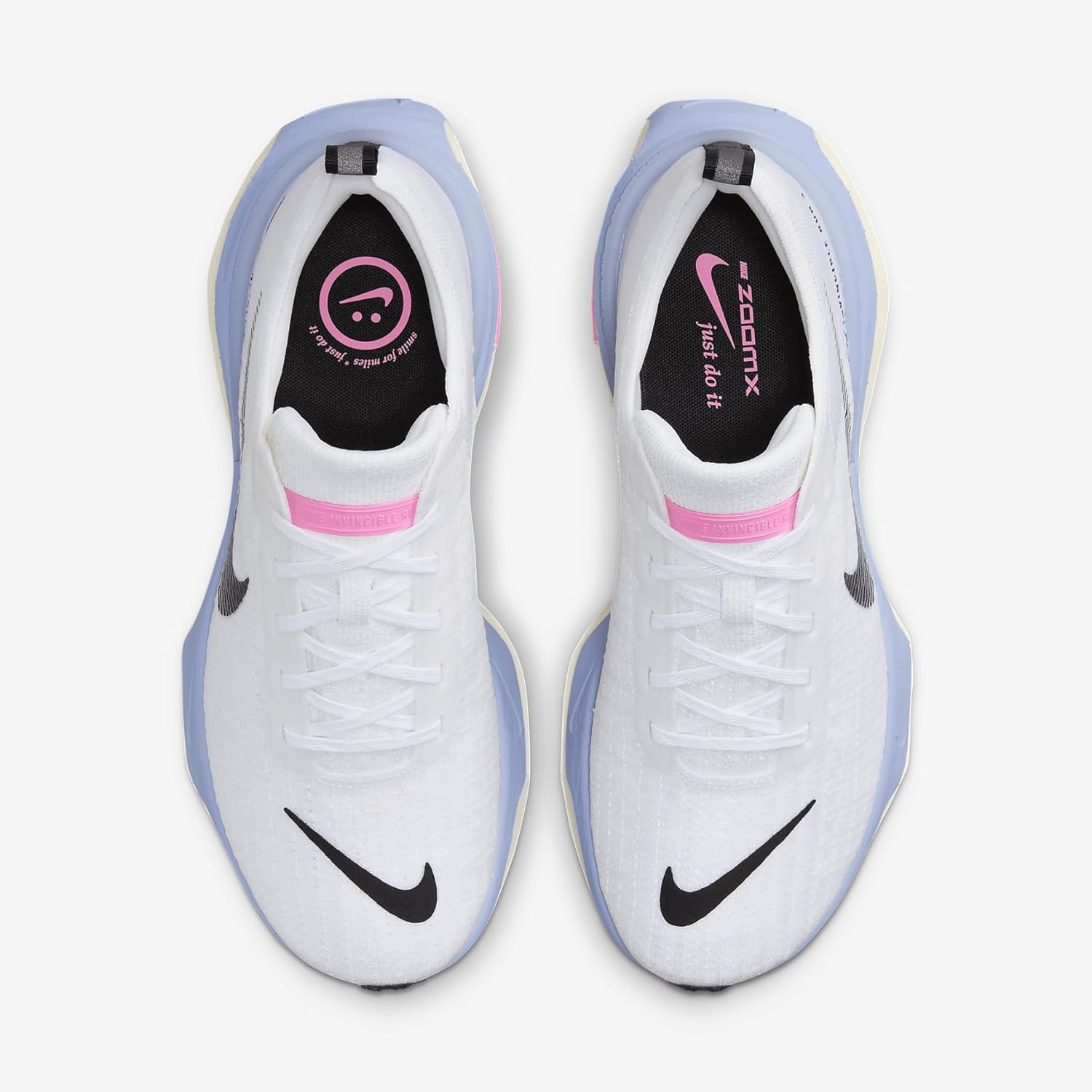 Мужские кроссовки Nike ZoomX Invincible Run, белый/черный/серый — фото 4