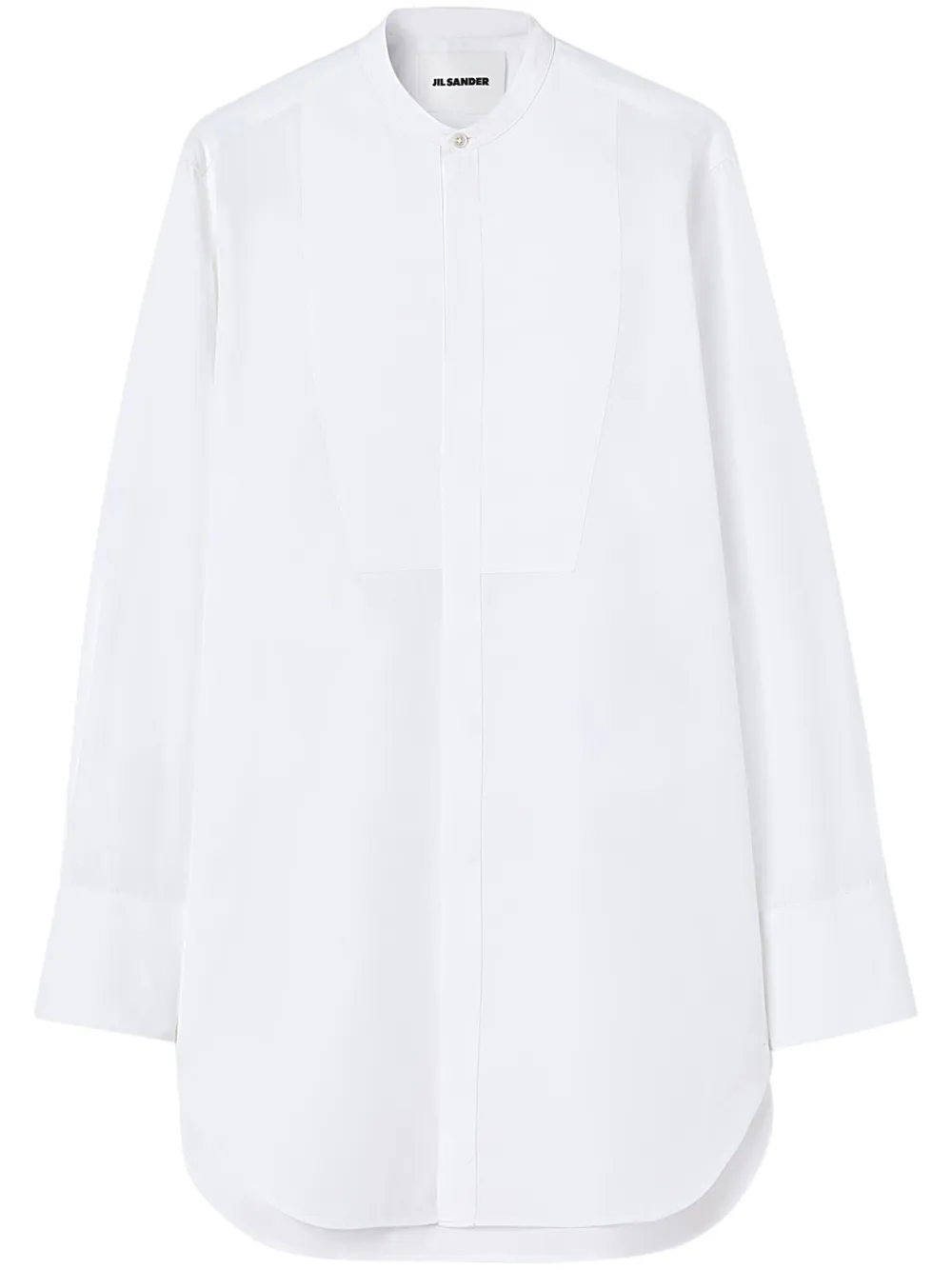 

Рубашка без воротника JIL SANDER, белый