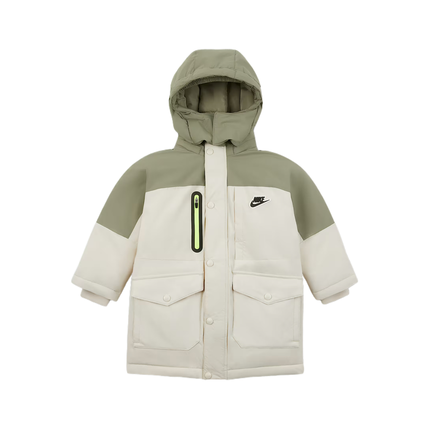 

Пуховая куртка для детей от 3 до 7 лет Nike, светлый earth umber