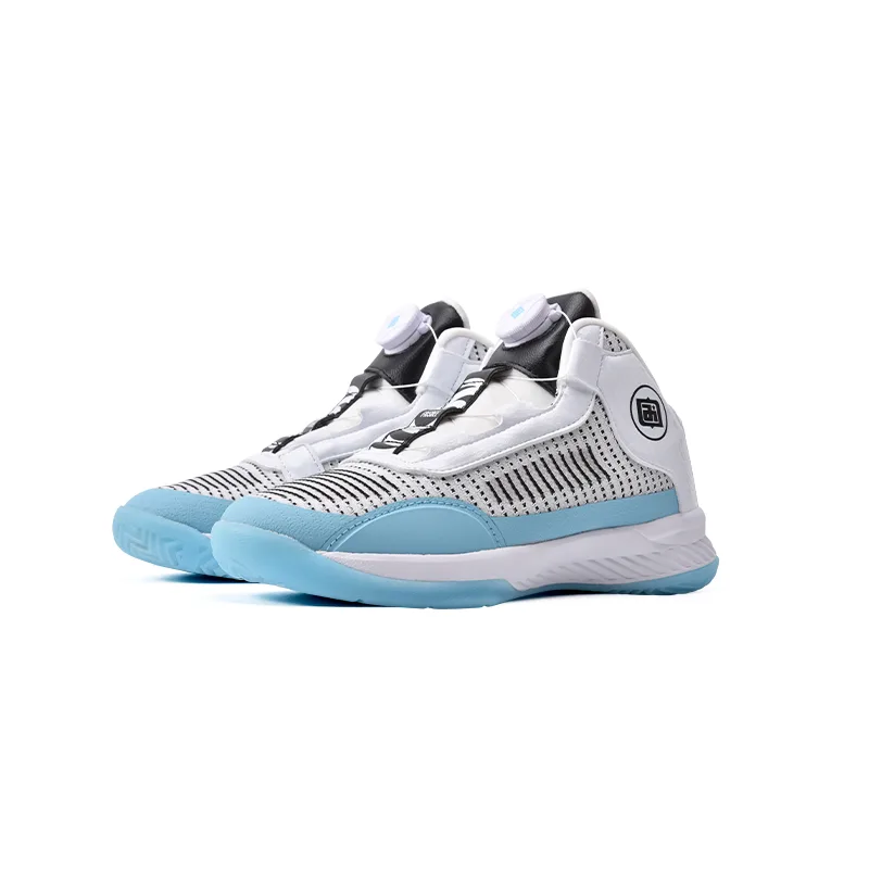 IVERSON Детские баскетбольные кроссовки low top White Blue Black — фото 3