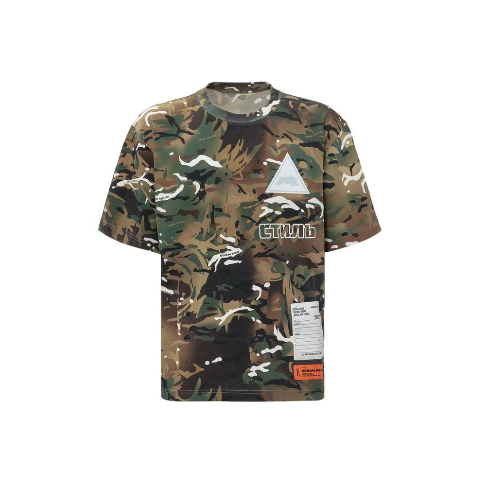 

Футболка камуфляжная Heron Preston, зеленый