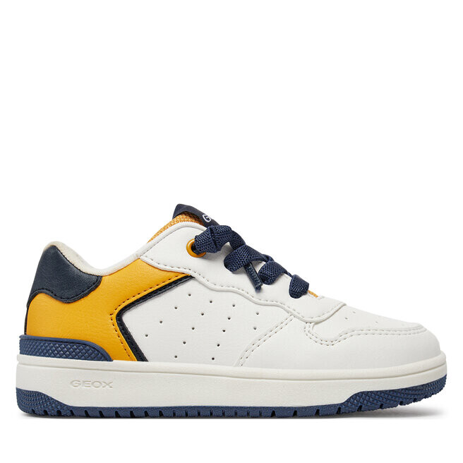 

Кроссовки Geox J Washiba Boy J45LQB 05411 C0592 S White/Yellow, желтый белый