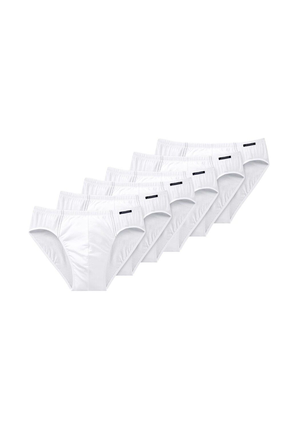 

Мини-брифы / трусы, упаковка из 6 шт Cotton Essential SCHIESSER, белый