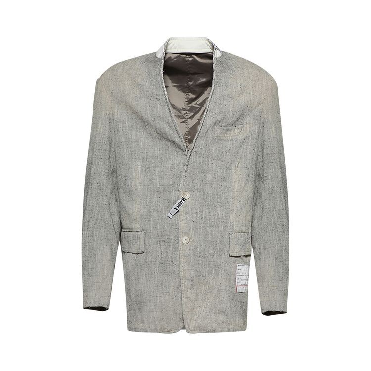 

Блейзер Maison Mihara Yasuhiro Slub Nep Tweed Blazer Ivory, белый