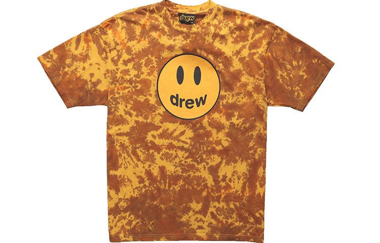 

Футболка Smiley Collection унисекс цветы коричневый Drew House, цвет Flowers brown