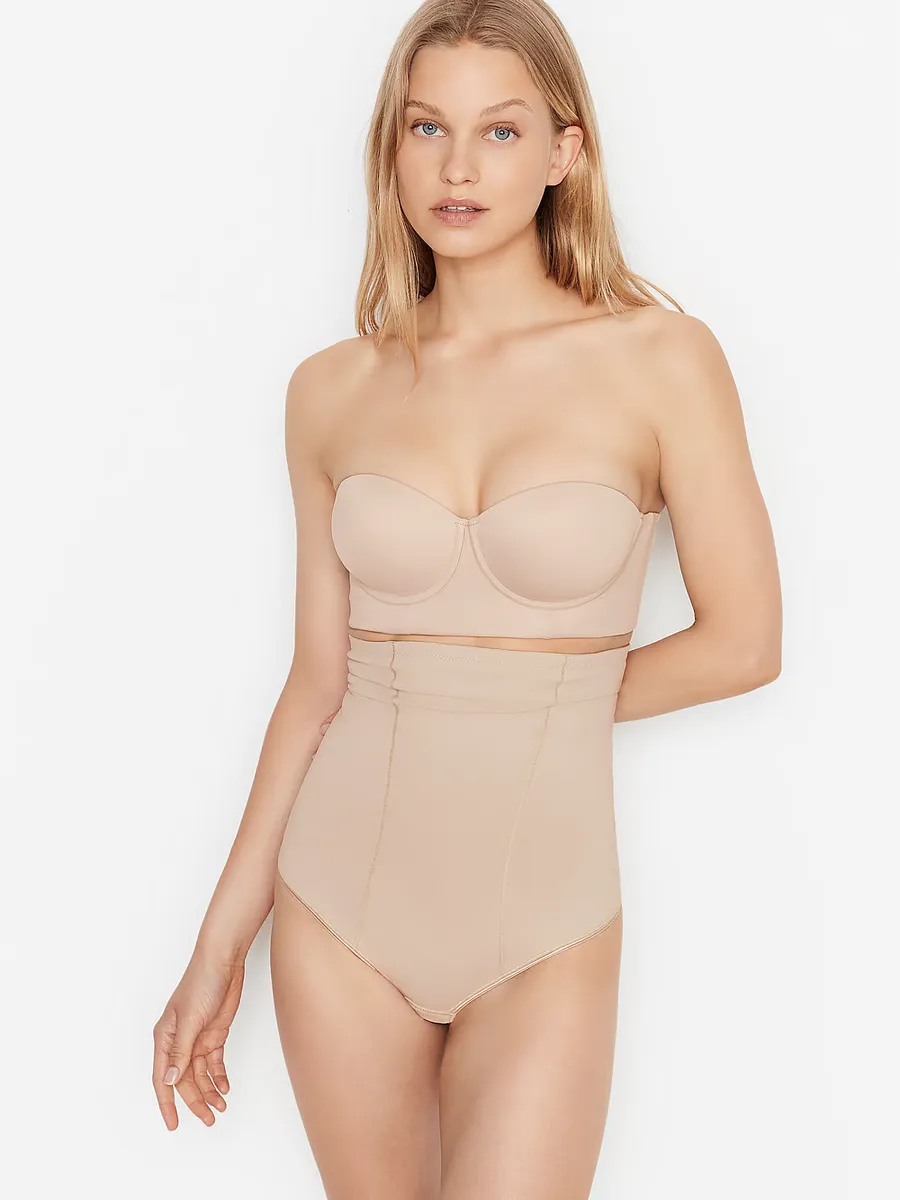 

Моделирующие стринги с сильной компрессией для контроля живота Leonisa Shapewear, бежевый