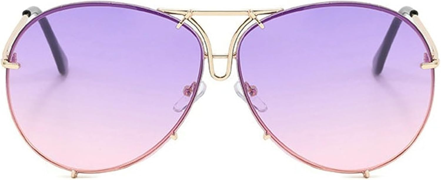 

Солнцезащитные очки Willochra увеличенного размера в стиле «пилот» для женщин и мужчин. Модные металлические очки с двойной дужкой. Дизайнерские солнцезащитные очки в стиле ретро, ​​черные, C8